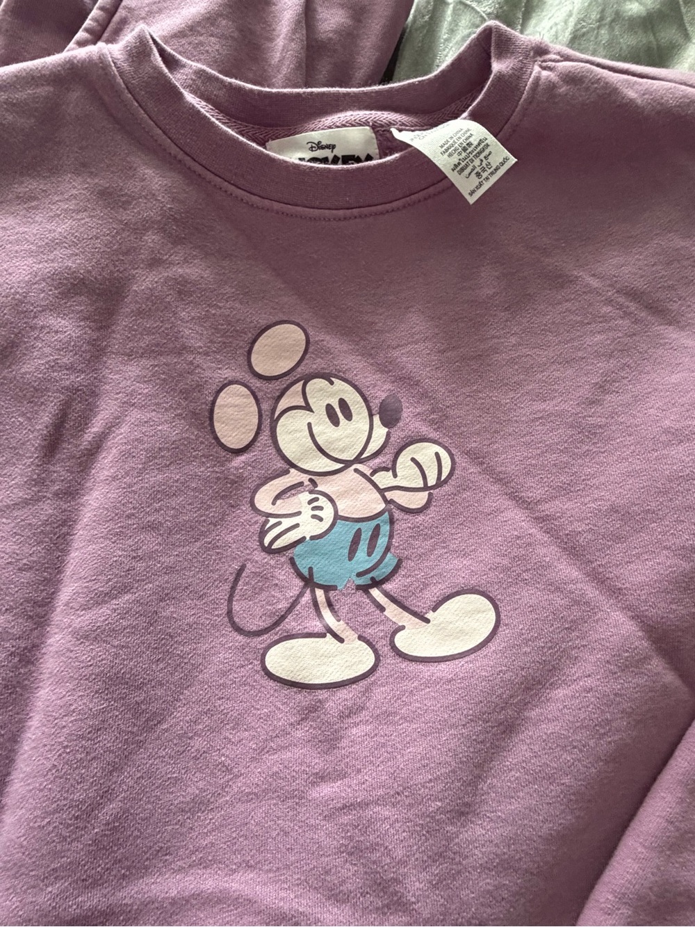 Disney Mickey Mouse Genuine Mousewear Joggers Purple